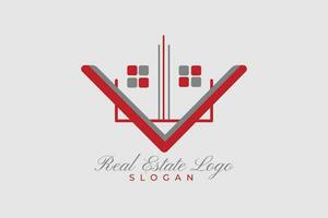 real Estado logotipo Projeto casa logotipo Projeto vetor