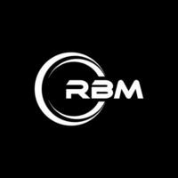 rbm logotipo projeto, inspiração para uma único identidade. moderno elegância e criativo Projeto. marca d'água seu sucesso com a impressionante isto logotipo. vetor