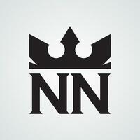 morder nn logotipo Projeto modelo. isento de royalties vetor ilustração