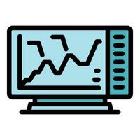 fazer dinheiro conectados ícone vetor plano