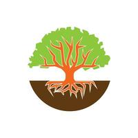 modelo de logotipo de árvore design de ícone de vetor