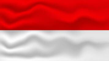 indonésio bandeira acenando com fundo. vetor ilustração