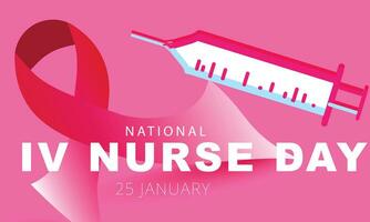 nacional iv enfermeira dia. fundo, bandeira, cartão, poster, modelo. vetor ilustração.