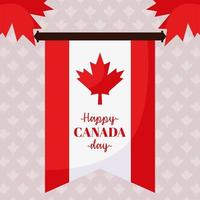 dia da independência canadá vetor