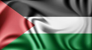 Palestina nação ondulado bandeira vetor fundo Projeto