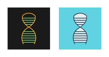 ícone de vetor de estrutura de dna