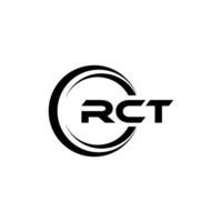 rct logotipo projeto, inspiração para uma único identidade. moderno elegância e criativo Projeto. marca d'água seu sucesso com a impressionante isto logotipo. vetor