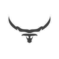 longhorn logotipo, texas touro oeste país velho vintage Projeto ilustração vetor