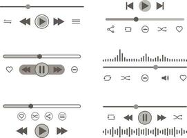 música jogar sobreposição ícone. pró vetor