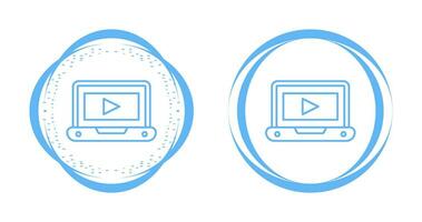 ícone de vetor de tutorial em vídeo