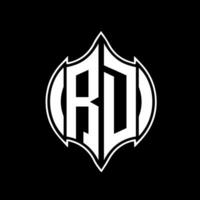 rd carta logotipo Projeto. rd criativo monograma iniciais carta logotipo conceito. rd único moderno plano abstrato vetor carta logotipo Projeto.