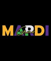 mardi gras camiseta vetor