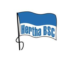 herta Berlim clube símbolo logotipo futebol Bundesliga Alemanha abstrato Projeto vetor ilustração