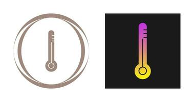 ícone de vetor de verificação de temperatura