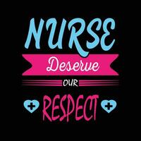 vetor enfermeira ilustração camiseta ou poster Projeto