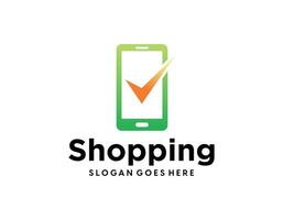 conectados fazer compras logotipo desenhos modelo, telefone fazer compras logotipo símbolo ícone, logotipo modelo ícone vetor