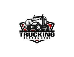 caminhão silhueta abstrato logotipo modelo vetor adequado para logístico ou automotivo caminhão serviço companhia