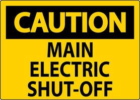 Cuidado placa a Principal elétrico desligar vetor