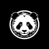 panda, Preto e branco vetor ilustração