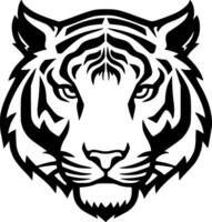 tigre, minimalista e simples silhueta - vetor ilustração