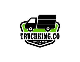 pesado caminhão vetor logotipo para transporte companhia
