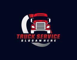 uma modelo do caminhão logotipo, carga logotipo, Entrega carga caminhões, logístico logotipo vetor