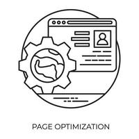 ícone plano de desenvolvimento web vetor