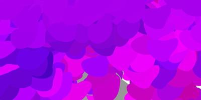 pano de fundo vector roxo escuro com formas caóticas.