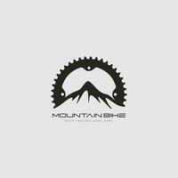 vetor de logotipo de mountain bike