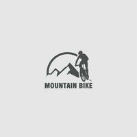 logotipo de mountain bike vetor