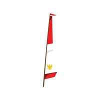 Indonésia elemento ilustração Projeto vetor