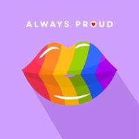 lgbtq mês do orgulho, bandeira do arco-íris, amor, casal vetor