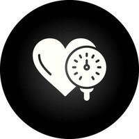 ícone de vetor de monitor de pressão arterial