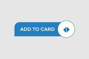 Novo adicionar para cartão, moderno, local na rede Internet, clique botão, nível, sinal, discurso, bolha bandeira, vetor