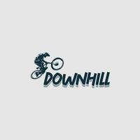 vetor de logotipo de mountain bike