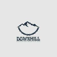 vetor de logotipo de mountain bike