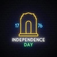 dia da independência da Índia em 15 de agosto. vetor