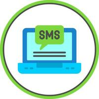 design de ícone de vetor de sms