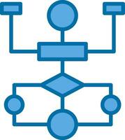 fluxo gráfico vetor ícone Projeto
