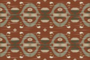 ikat floral paisley bordado fundo. ikat triângulo geométrico étnico oriental padronizar tradicional.asteca estilo abstrato vetor ilustração.design para textura,tecido,vestuário,embrulho,sarongue.