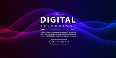 abstrato digital tecnologia futurista o circuito azul roxa fundo, cyber Ciência tecnologia, inovação comunicação futuro, ai grande dados, Internet rede conexão, nuvem oi-tech ilustração vetor