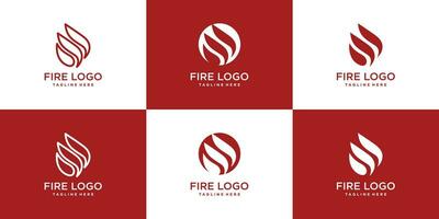 Logotipo Da Chama Logotipo Do Fogo Vetor Do Fogo Ilustrações, Vetores E  Clipart De Stock – (214,969 Stock Illustrations)