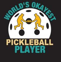 pickleball vetor , pickleball camiseta projeto, pickleball camiseta Projeto gráfico modeloi