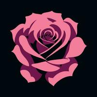 simples vetor rosa logotipo flor