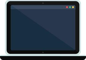 portátil computador portátil com tela fora vetor