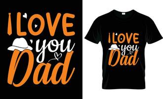 feliz do pai dia motivacional engraçado citações tipografia presente Papai camiseta Projeto e vetor gráfico modelo eps arquivo.