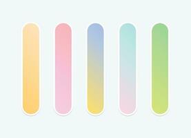 34 vetor colorida gradiente coleção