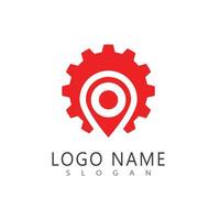 localização logotipo vetor ilustração o negócio elemento e símbolo