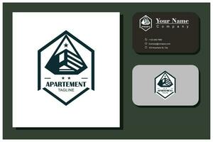 apartamento logotipo Ideias vetor