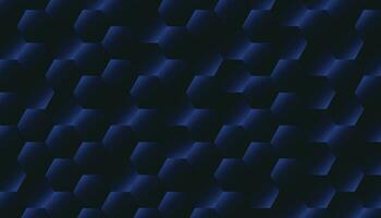 Sombrio azul fundo com hexagonal formas. azul abstrato hexágono fundo. hexágonos padronizar. vetor